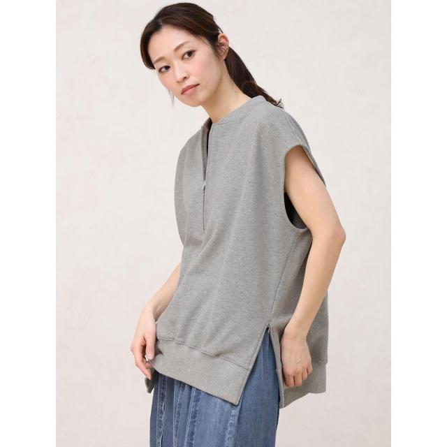 クローブ（CLOVE）/ハーフジップスウェットベスト_3