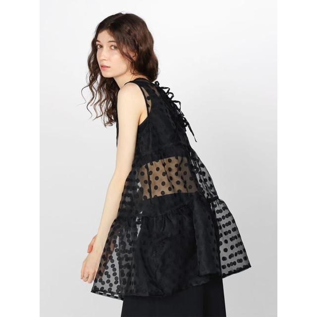 ヴァン（Vin）/フロッキードットティアードブラウスの通販は