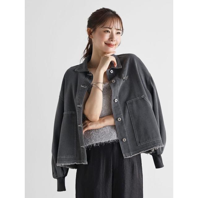 ヴァン（Vin）/ボリュームスリーブデニムジャケット