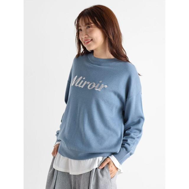 ヴァン（Vin）/ワッペンロゴハイゲージニット_12