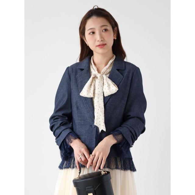 【NEW】ヴァン（Vin）/フリルレーステーラードジャケット