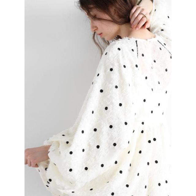 ヴァン（Vin）/フラワージャガードシアードットブラウス