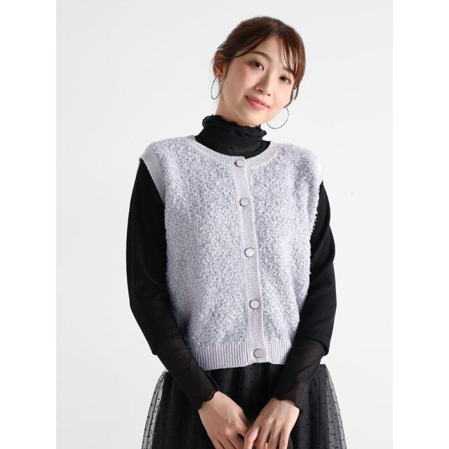 ヴァン（Vin）/ファンシーツイードニットベスト