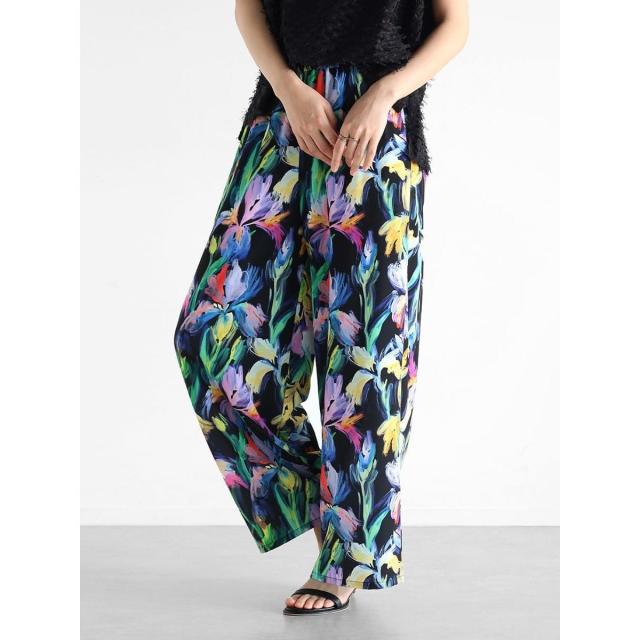 ヴァン（Vin）/トロピカルペイントワイドパンツ