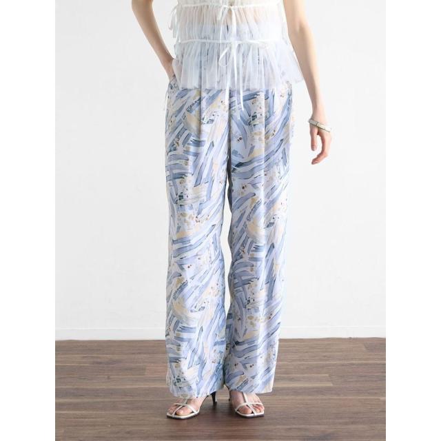 ヴァン（Vin）/ペイントタックワイドパンツ