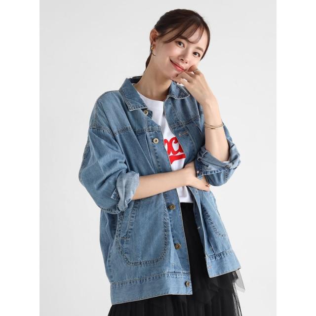 ヴァン（Vin）/テンセルデニムシャツジャケット