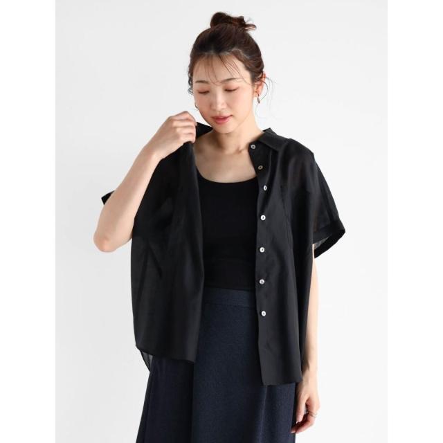ヴァン（Vin）/バックボタンデザインシアーシャツの通販はau PAY