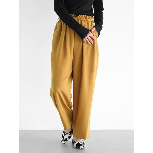 ヴァン（Vin）/ウエストドローストリングワイドパンツ