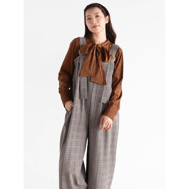 ヴァン（Vin）/グレンチェックオールインワン