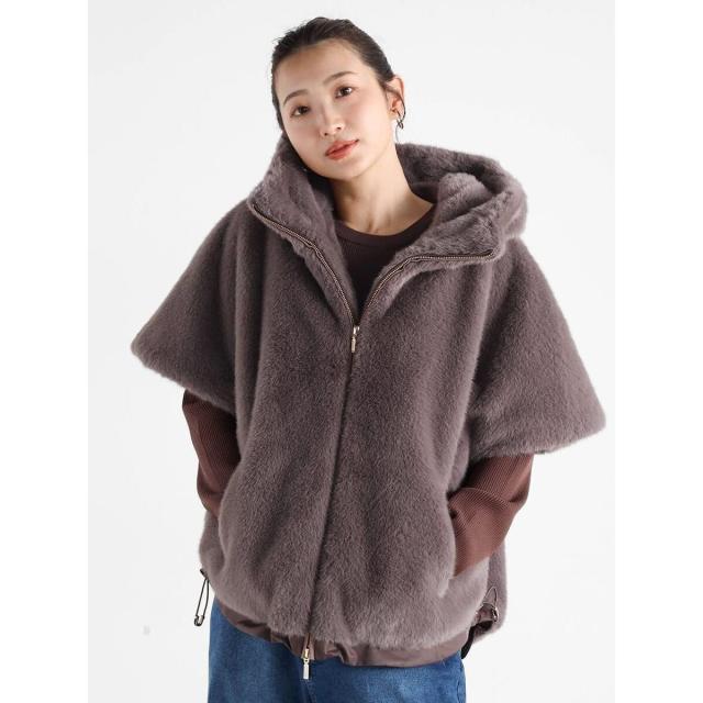 ヴァン（Vin）/ミンクライクフェイクファーコート