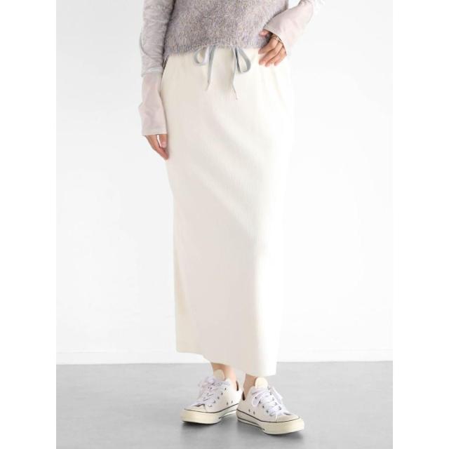 ヴァン（Vin）/ラメモールリブIラインスカート