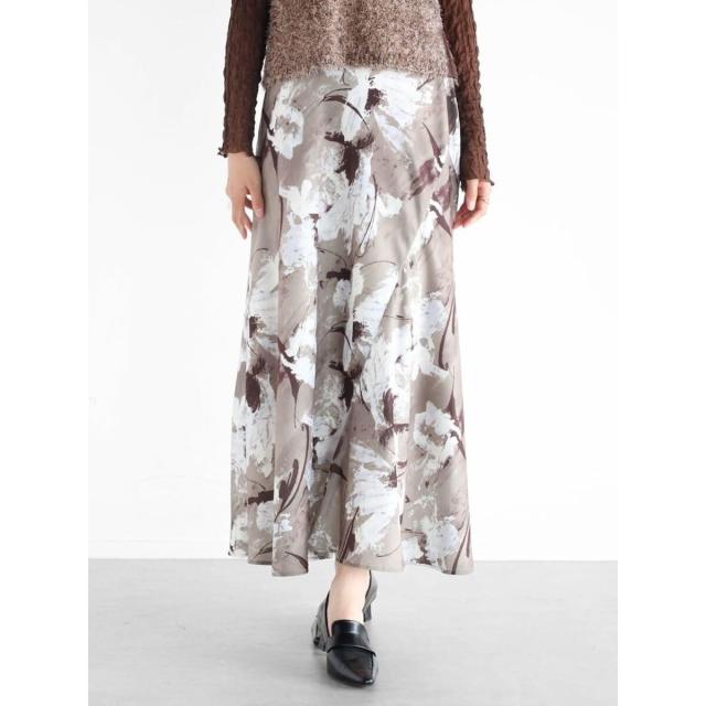 ヴァン（Vin）/フラワープリントフレアスカート_1