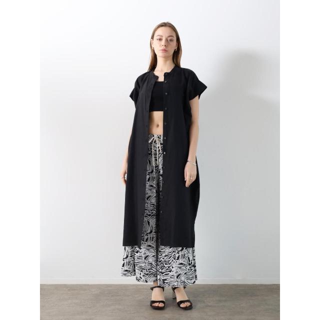 アーガ（Aga）/60/1 LINEN コクーンシャツワンピースの通販は