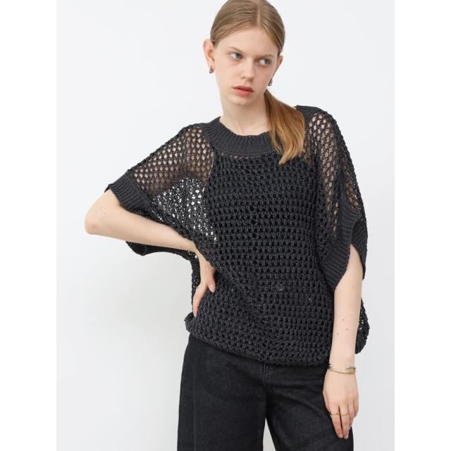 アーガ（Aga）/甘編みメッシュニットの通販は