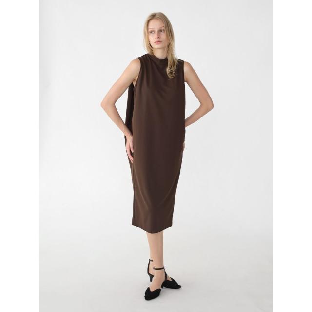 アーガ（Aga）/ジョーゼットボトルネックコクーンシルエットワンピースの通販は