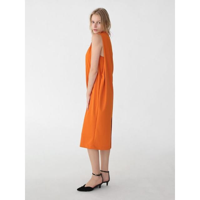 アーガ（Aga）/ジョーゼットボトルネックコクーンシルエットワンピースの通販は