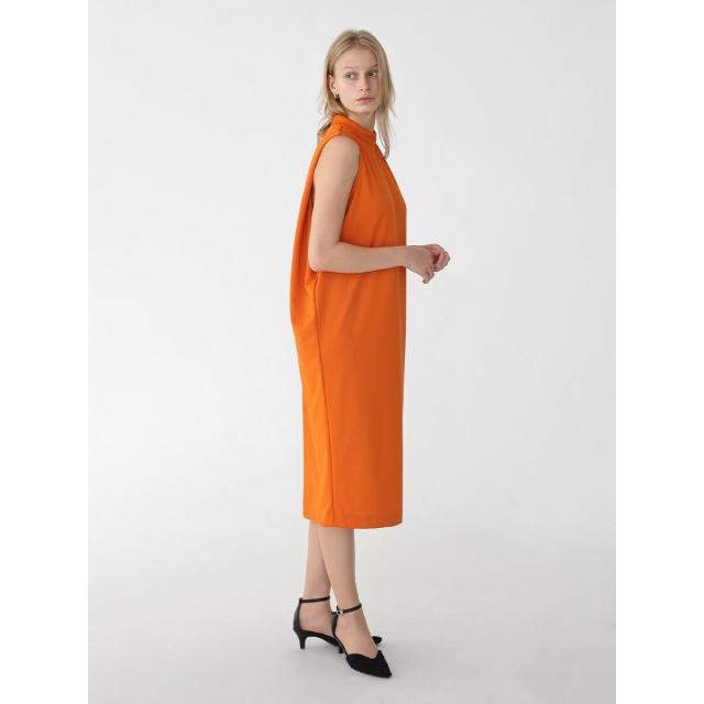 アーガ（Aga）/ジョーゼットボトルネックコクーンシルエットワンピースの通販は