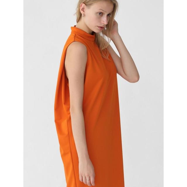 アーガ（Aga）/ジョーゼットボトルネックコクーンシルエットワンピースの通販は