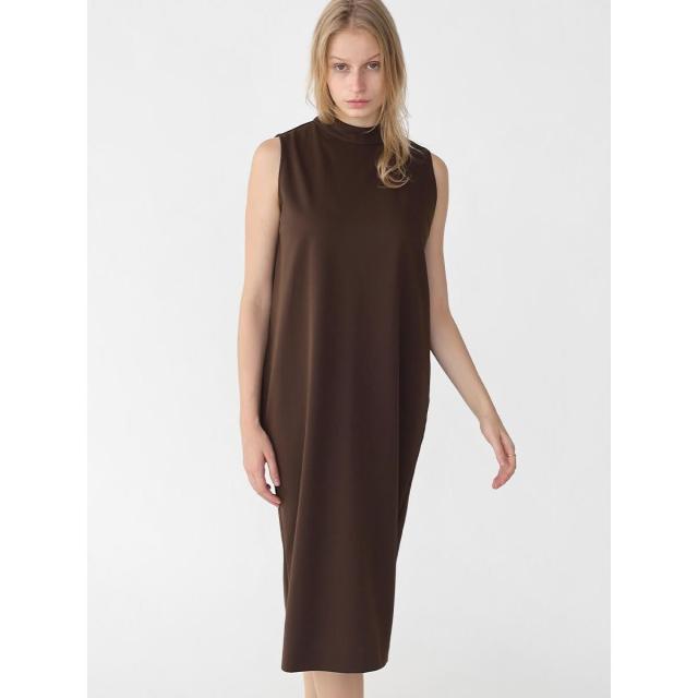 アーガ（Aga）/ジョーゼットボトルネックコクーンシルエットワンピースの通販は