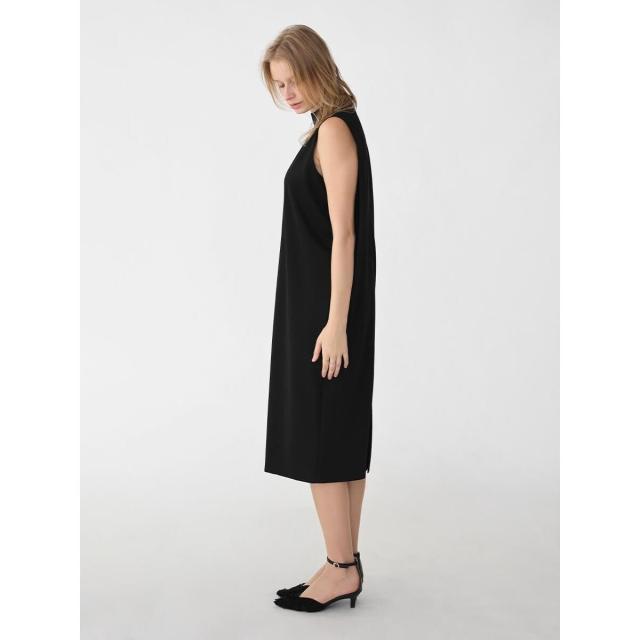 アーガ（Aga）/ジョーゼットボトルネックコクーンシルエットワンピースの通販は