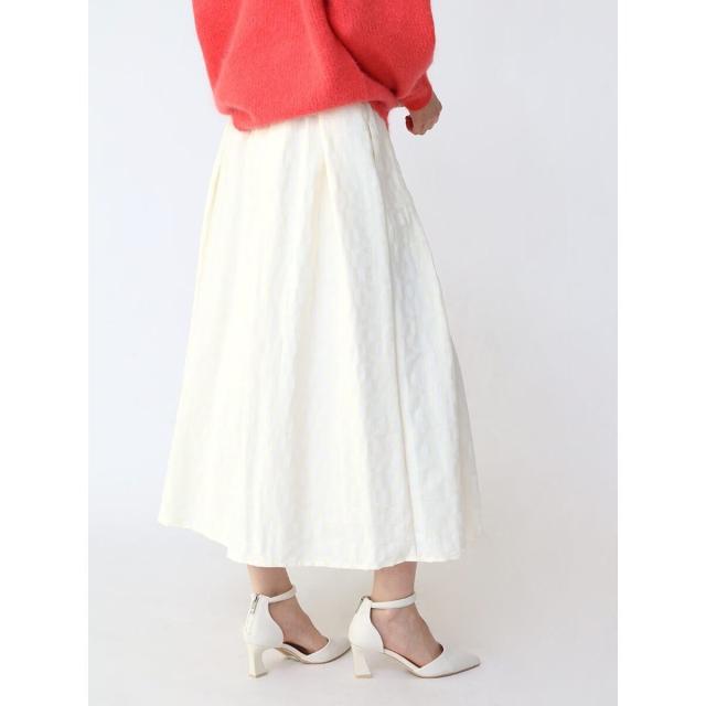 アーガ（Aga）/幾何学ジャガードタックフレアスカート_9