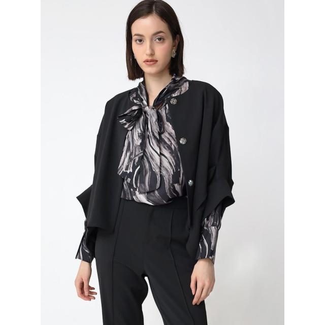 アーガ（Aga）/タックスリーブノーカラージャケット