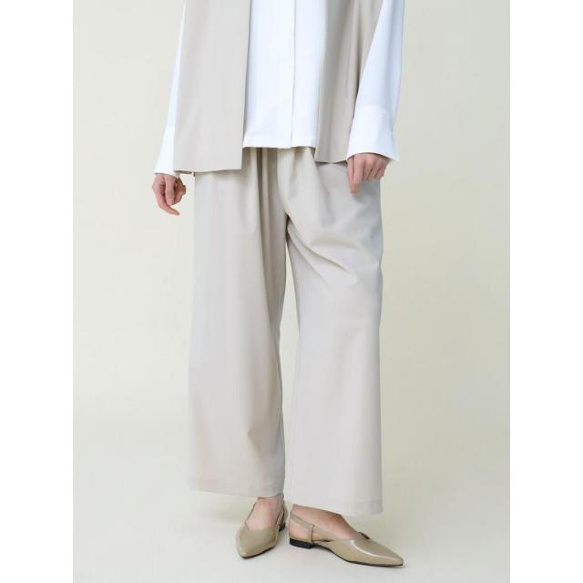 アーガ（Aga）/ウエストタックストレッチワイドパンツ