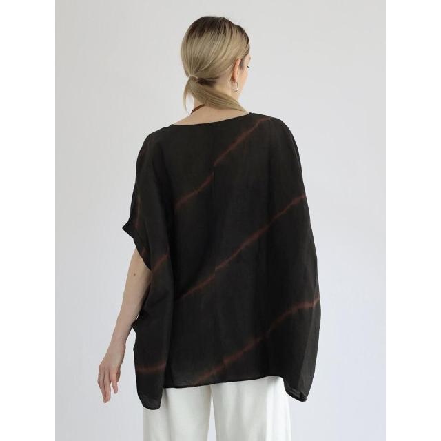 アーガ（Aga）/made in INDIA タイダイ染めスキッパーブラウス