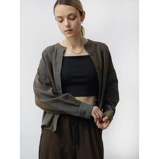 アーガ（Aga）/【接触冷感】モノフィラメントシャンブレーシャツ