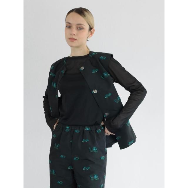 アーガ（Aga）/トリコットシフォンシアーメロウトップス