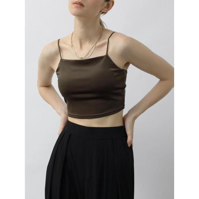 アーガ（Aga）/サテンライクショートキャミソール