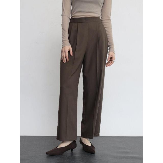 アーガ（Aga）/センタープレスツータックパンツ