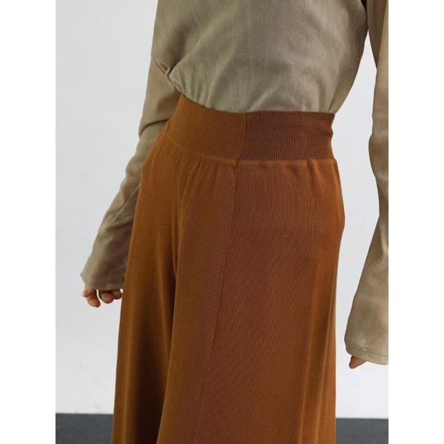 アーガ（Aga）/バックスリットソウバリニットパンツ