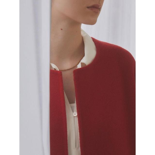 NEW】アーガ（Aga）/【尾州】Super 140`s Double beaver No−collar