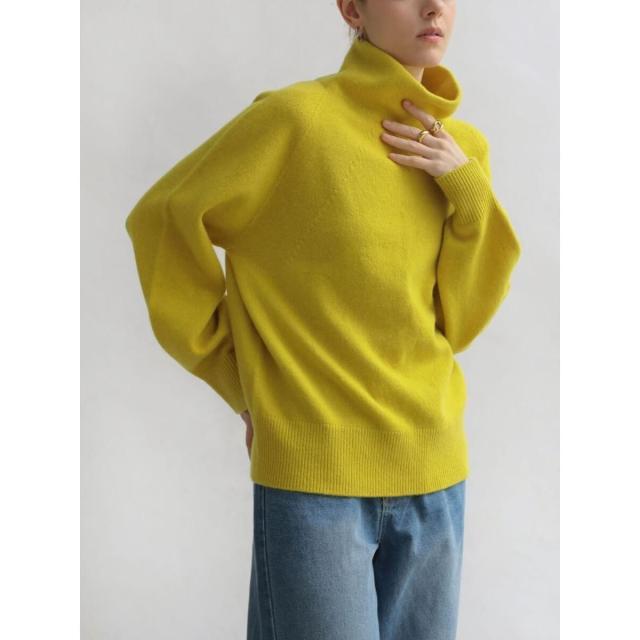 アーガ（Aga）/【諏訪】ボトルネックウールニットPO