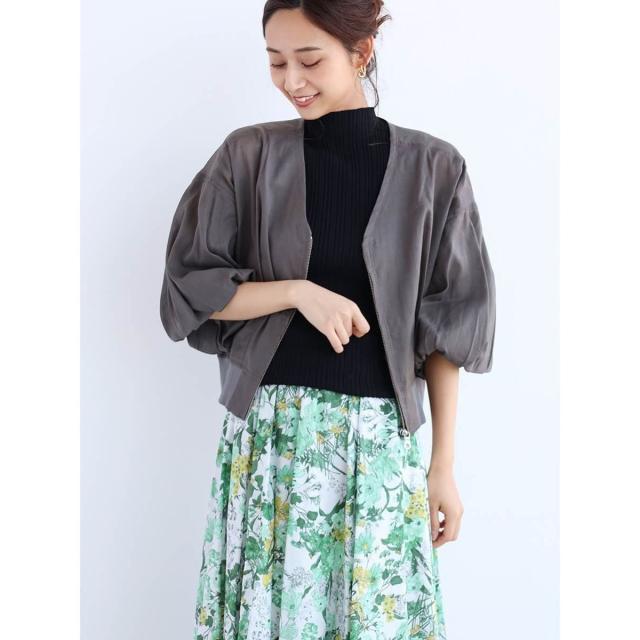 フェンネル（FENNEL）/バルーンスリーブショートブルゾン