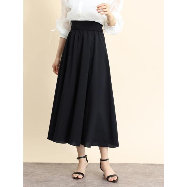 フェンネル（FENNEL）/リネンライクウエストリブフレアスカートの通販