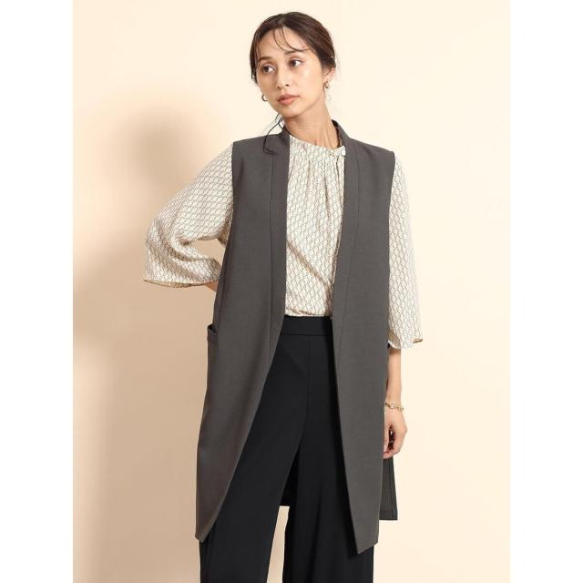 フェンネル（FENNEL）/サイドスリットロングジレの通販は