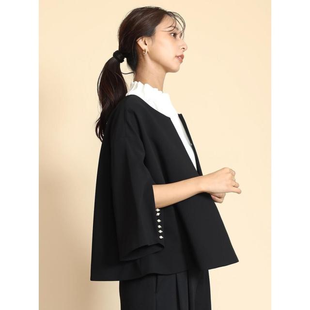 フェンネル（FENNEL）/ラインパールスリーブケープジャケットの通販は