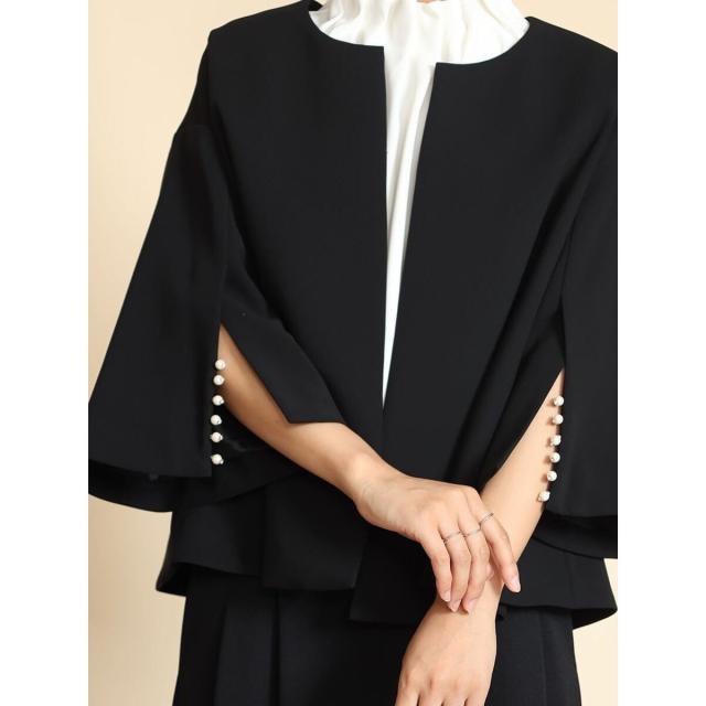 フェンネル（FENNEL）/ラインパールスリーブケープジャケットの通販は