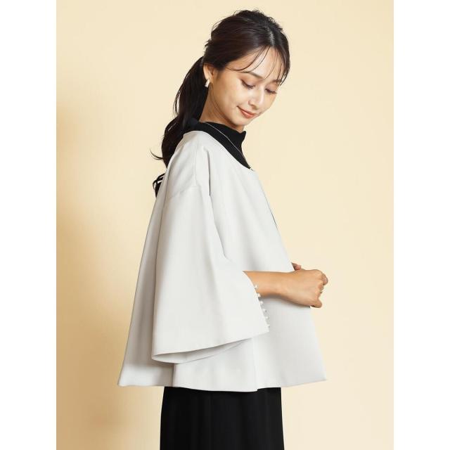 フェンネル（FENNEL）/ラインパールスリーブケープジャケットの通販は