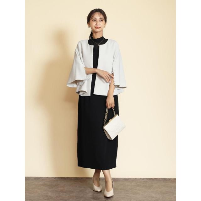 フェンネル（FENNEL）/ラインパールスリーブケープジャケットの通販は