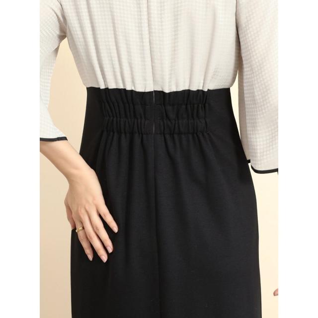 フェンネル（FENNEL）/ジャガードスカーフタイワンピース