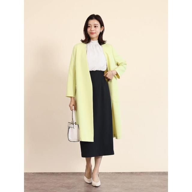 フェンネル（FENNEL）/バックリボンバイカラードッキングワンピース