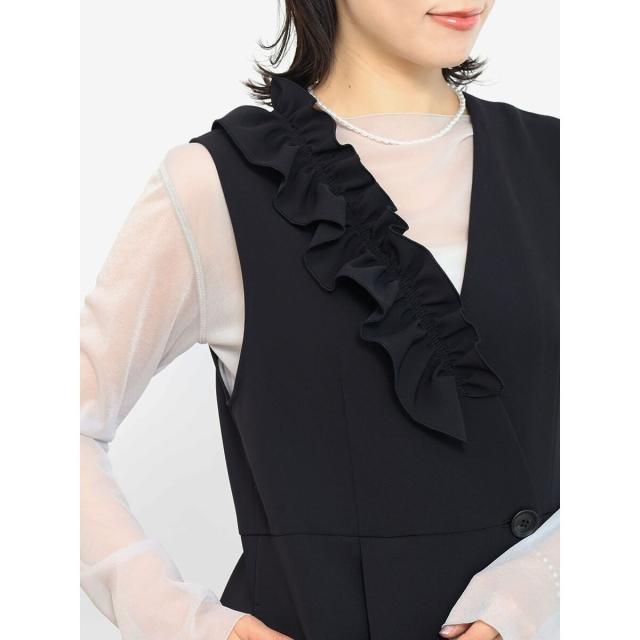 フェンネル（FENNEL）/アシンメトリーフリルオールインワンの通販はau