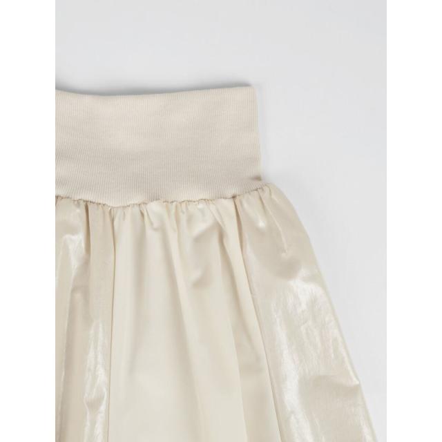 フェンネル（FENNEL）/異素材切り替えフレアスカート