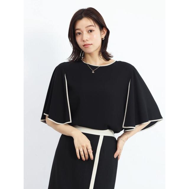 フェンネル（FENNEL）/スリットスリーブとろみブラウス