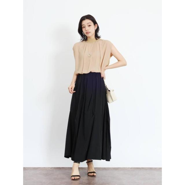 フェンネル（FENNEL）/タックワークストレッチフレアスカートの通販は