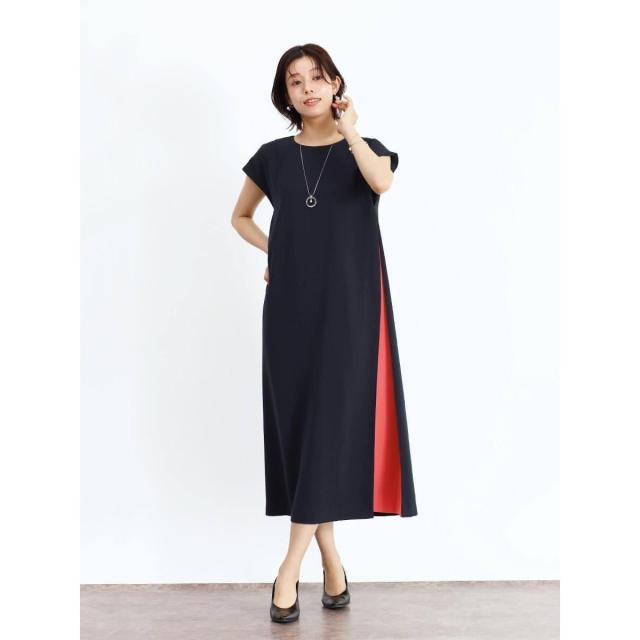 フェンネル（FENNEL）/バイカラーボクシーワンピース