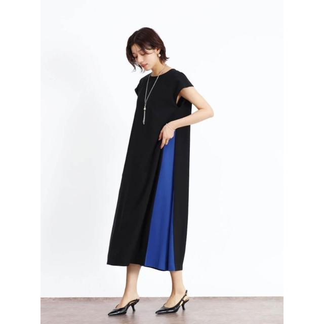 フェンネル（FENNEL）/バイカラーボクシーワンピース